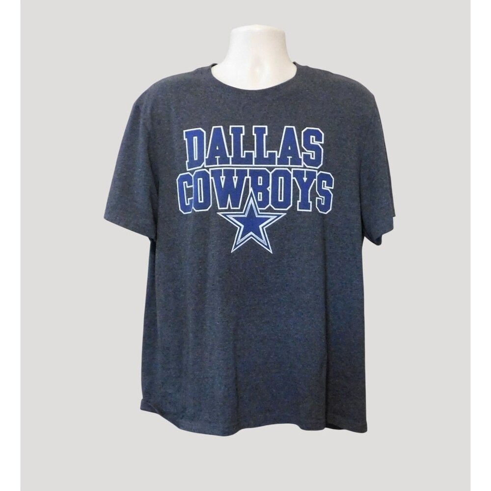 Dallas Cowboys Tee Shirt Men’s Size L Gray Short Sleeve Team Logo